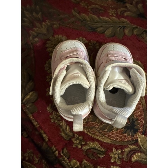 Baby Toddler Girls Pink Nike Court Borough Low Recraft Sneaker Shoes. Size 4c - Picture 6 of 6